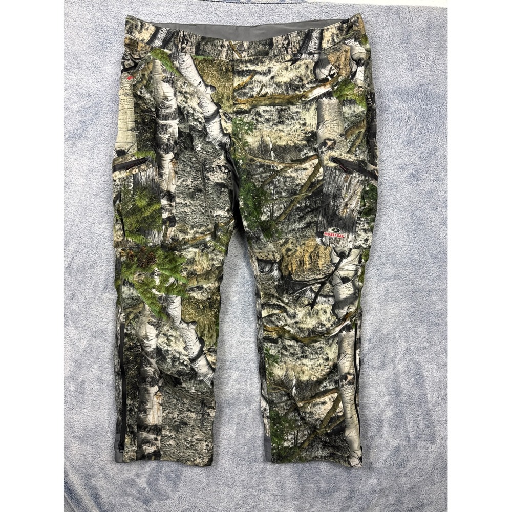 Mossy Oak Mens 2XL Multi Mountain Country Camo Cargo Pants Scent Hunting Gear